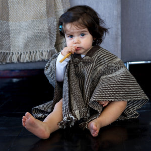 Poncho Telar Infantil Ona Manteras