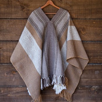 Poncho Telar Adulto Ona Manteras