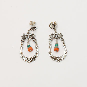 Aro Dos Palomas Columpio Plata Ona