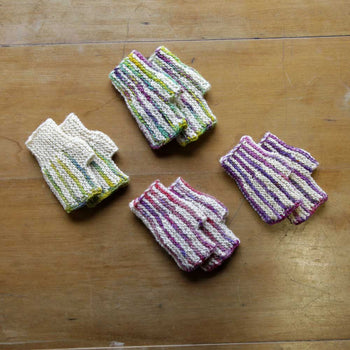 Mitón Niño a palillos en lana de oveja