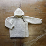 Abrigo Niño a palillos en lana de oveja