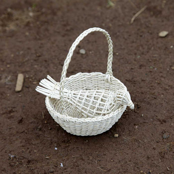 Canasto Chico Pajarito tejido en Boqui Pil Pil