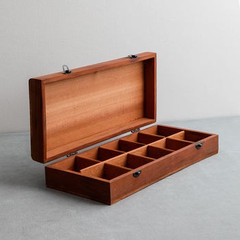 Caja De Madera 10 Espacios