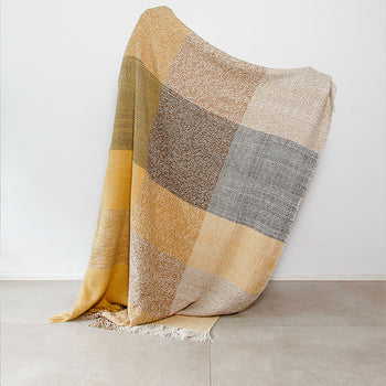 Frazada Aymara innovación ocre