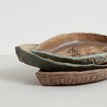 Fuente Bote Cerámica Gres Ona