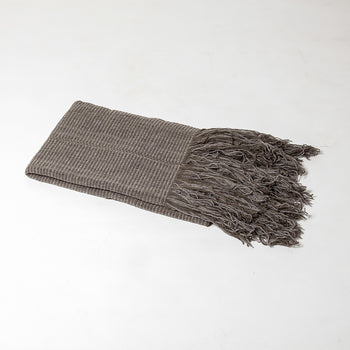 Chal Clásico Lana Oveja Natural